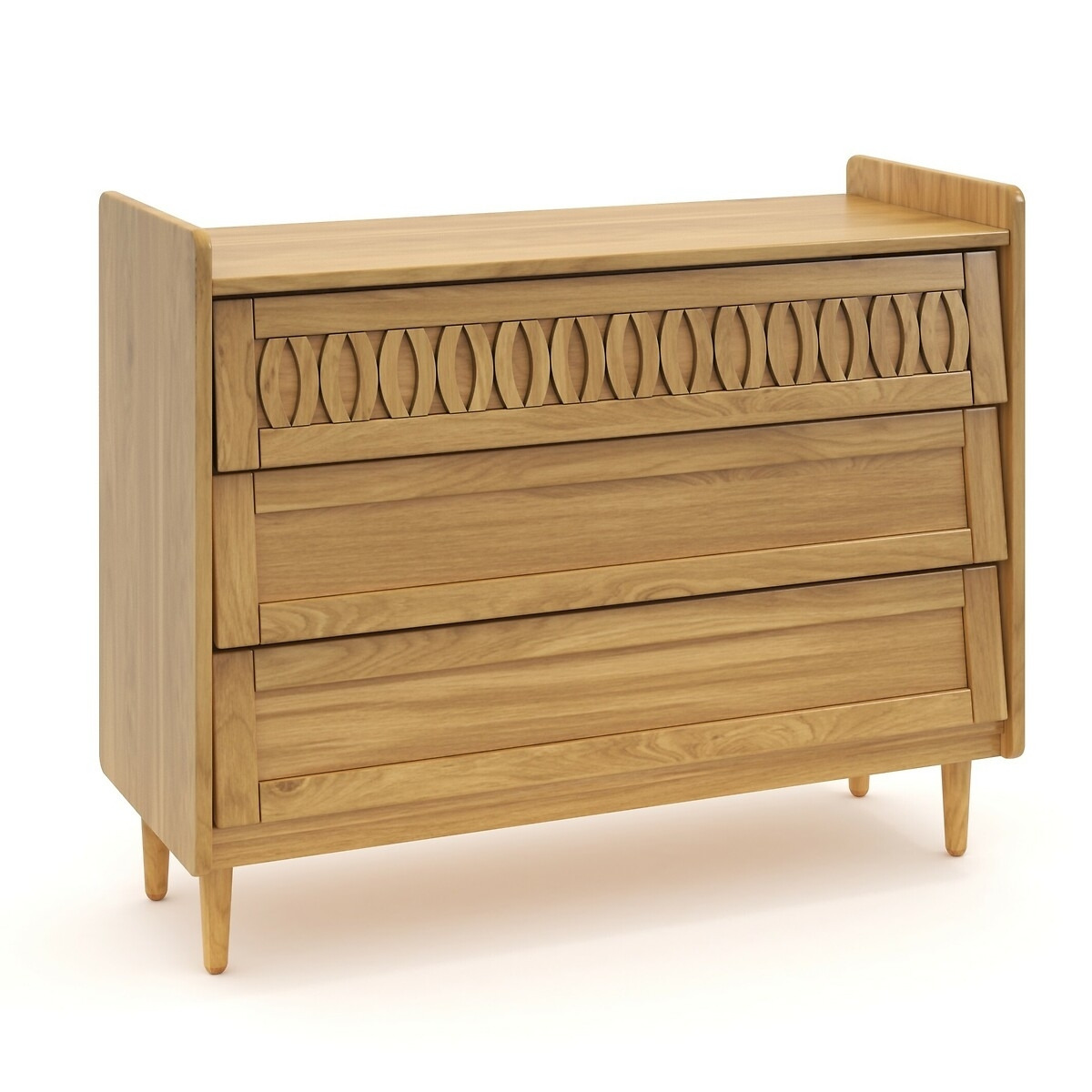 Malu Solid Pine Chest of 3 Drawers - image 1