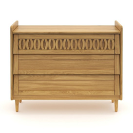 Malu Solid Pine Chest of 3 Drawers - thumbnail 3