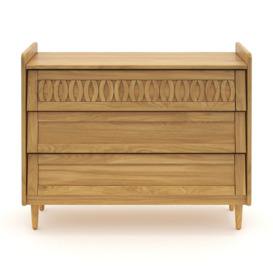Malu Solid Pine Chest of 3 Drawers - thumbnail 2