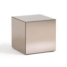 Lumir Mirrored Bedside / Side Table - thumbnail 2
