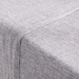 Linot Plain 100% Washed Linen Flat Sheet - thumbnail 3