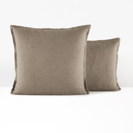Linot Plain 100% Washed Linen Pillowcase - thumbnail 1