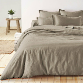 Linot Plain 100% Washed Linen Pillowcase - thumbnail 3