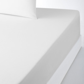 Scenario Plain Polycotton Fitted Sheet for Thick Mattresses - thumbnail 1