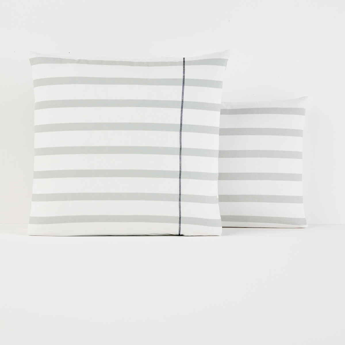 Malo Striped 100% Cotton Pillowcase - image 1