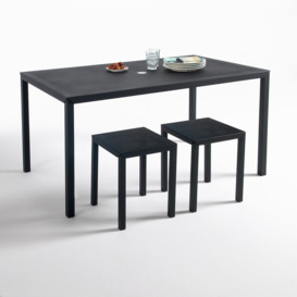 Choe Perforated Metal Oblong Table - thumbnail 2