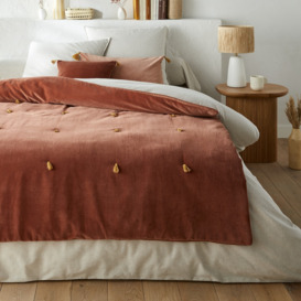Paula Cotton Velvet Bedspread