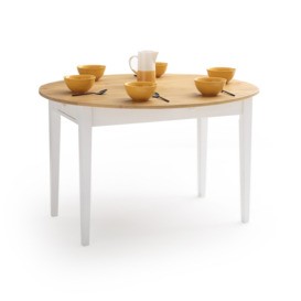 Alvina Round Dining Table with 2 Drawers (Seats 4-6) - thumbnail 2