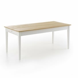 Alvina Solid Pine Dining Table (Seats 6-8) - thumbnail 1