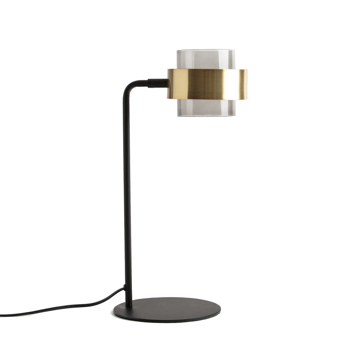 Botello Glass and Metal Table Lamp - image 1