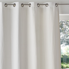 Onega 100% Washed Linen Blackout Curtain with Eyelets - thumbnail 2