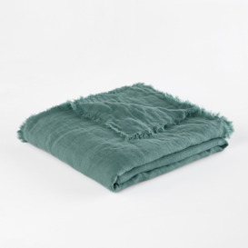 Linange Washed Linen Bedspread - thumbnail 1