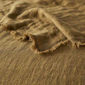 Linange Washed Linen Bedspread - thumbnail 2