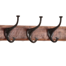 Anet Wall-Mounted Coat Rack with 5 Hooks - thumbnail 3