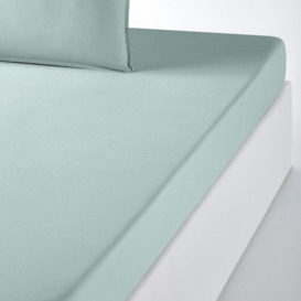 Scenario Plain 100% Washed Cotton Fitted Sheet - thumbnail 1