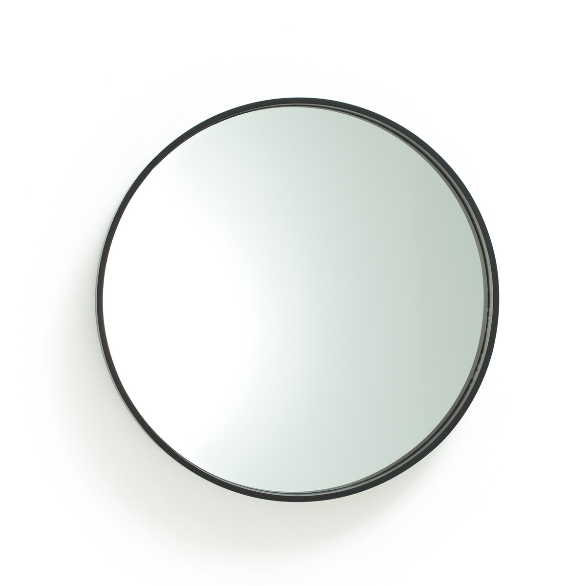 Alaria 55cm Diameter Round Black Mirror - image 1