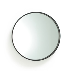 Alaria 55cm Diameter Round Black Mirror - thumbnail 1