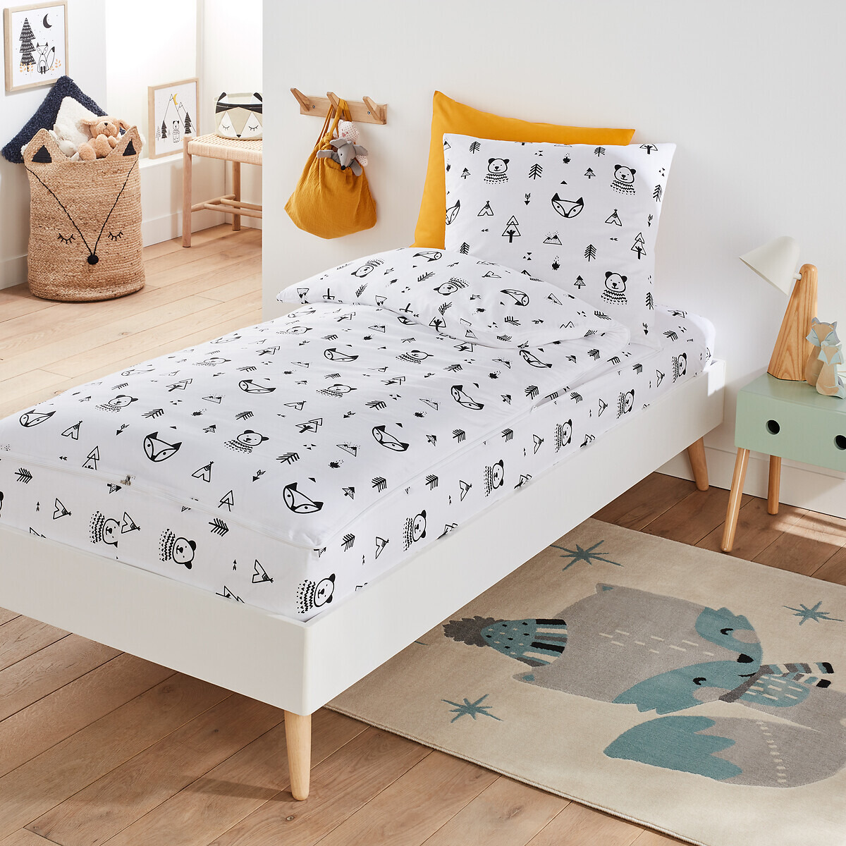 Forest Camp 100% Cotton Bed Set with Duvet - image 1