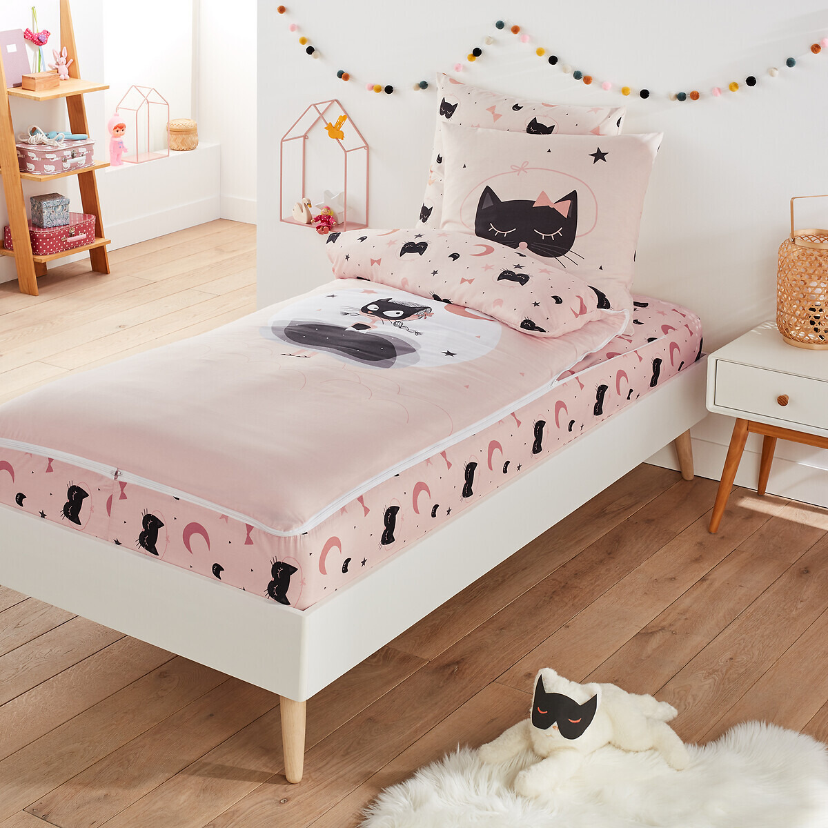 Cat Opera 100% Cotton Bed Set without Duvet - image 1