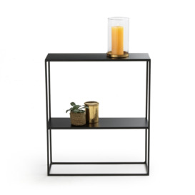 Hiba Metal Two-Tier Console Table - thumbnail 2