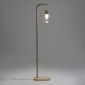 Nasoa Wood & Glass Floor Lamp - thumbnail 3