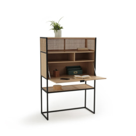 Talist Secretary's Desk with Woven Rattan - thumbnail 3