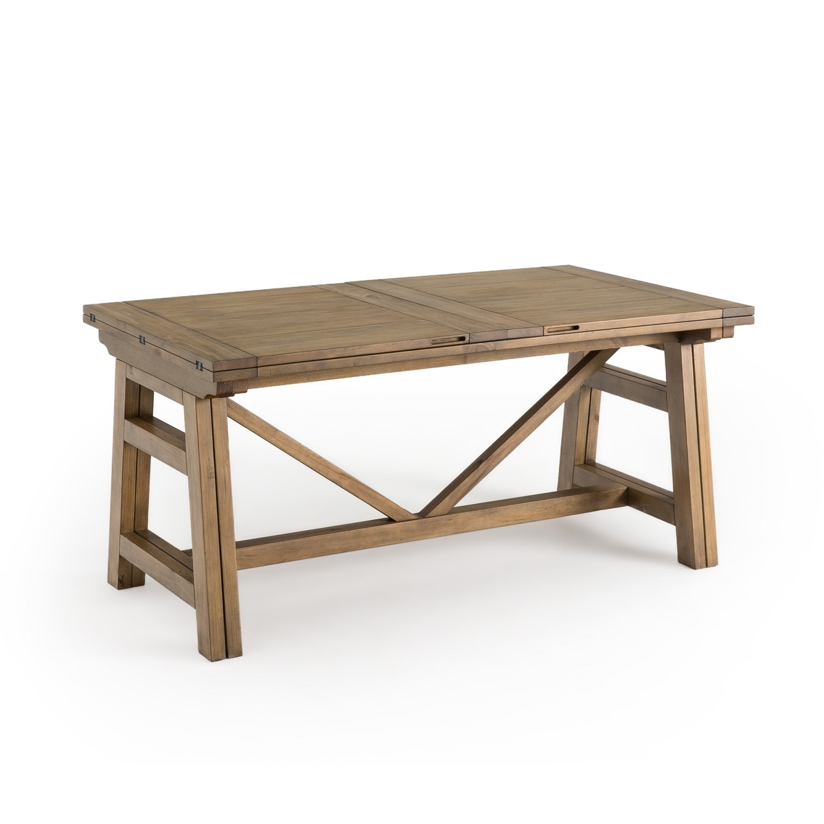 Wabi Solid Pine Extendable Dining Table, Seats 6-12 - image 1