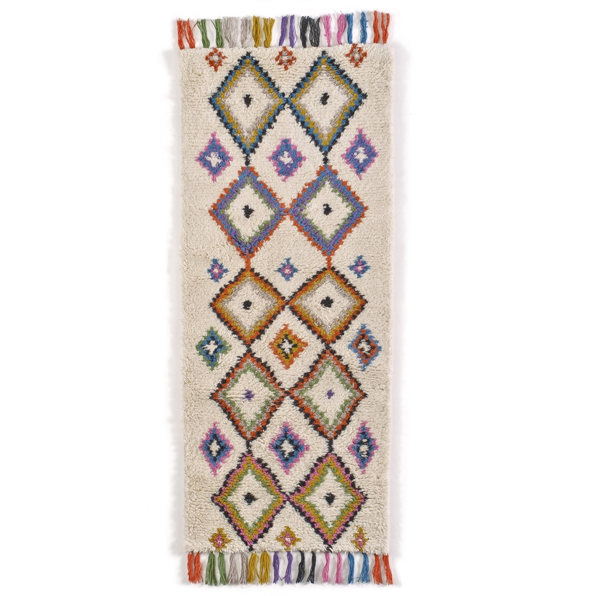 Ourika Berber-Style Colourful Wool Runner - image 1
