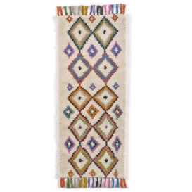 Ourika Berber-Style Colourful Wool Runner - thumbnail 1