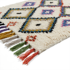 Ourika Berber-Style Colourful Wool Runner - thumbnail 2