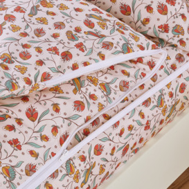 Bertille Floral 100% Cotton Bed Set with Duvet - thumbnail 2