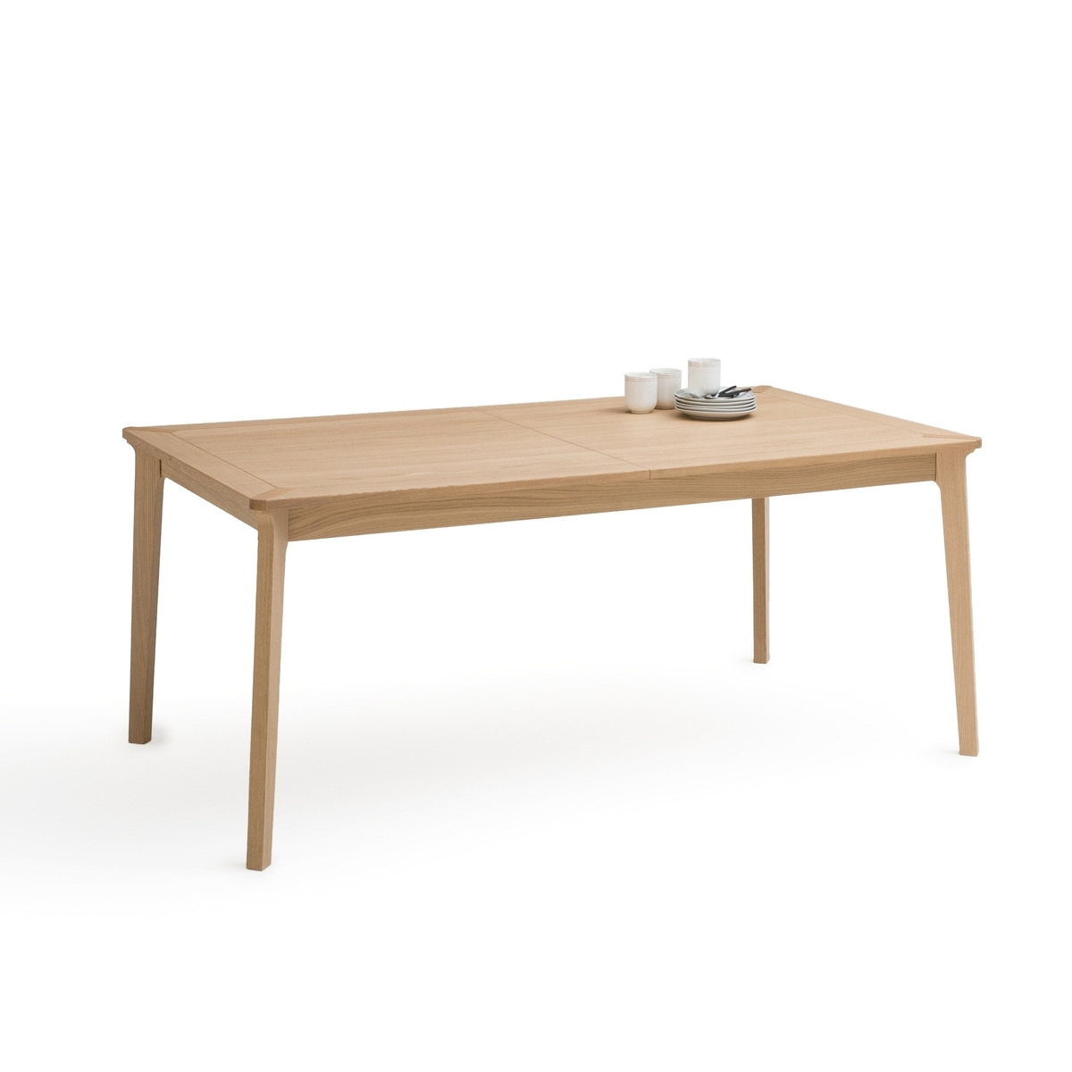 Pully Extendable Oak Veneer Dining Table (Seats 6-10) - image 1