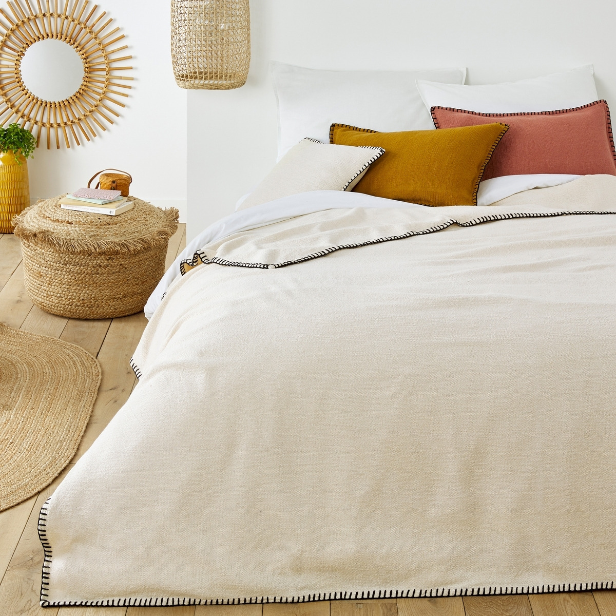 Raoul 100% Plain Cotton Bedspread - image 1