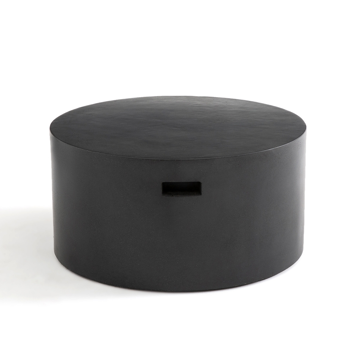 Raskin Round Outdoor Cement-Effect Side Table - image 1