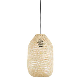 Ezia 25cm Diameter Bamboo Ceiling Light - thumbnail 1