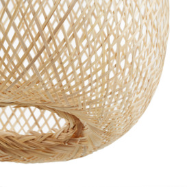 Ezia 30cm Diameter Bamboo Ceiling Light Shade - thumbnail 3