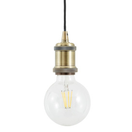 Luxia Brass Pendant Lamp Fitting - thumbnail 3