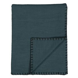 Raoul Basket Weave 100% Cotton Blanket - thumbnail 2