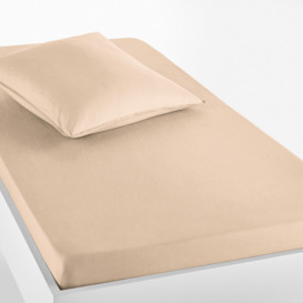 Scenario 100% Washed Cotton Fitted Sheet