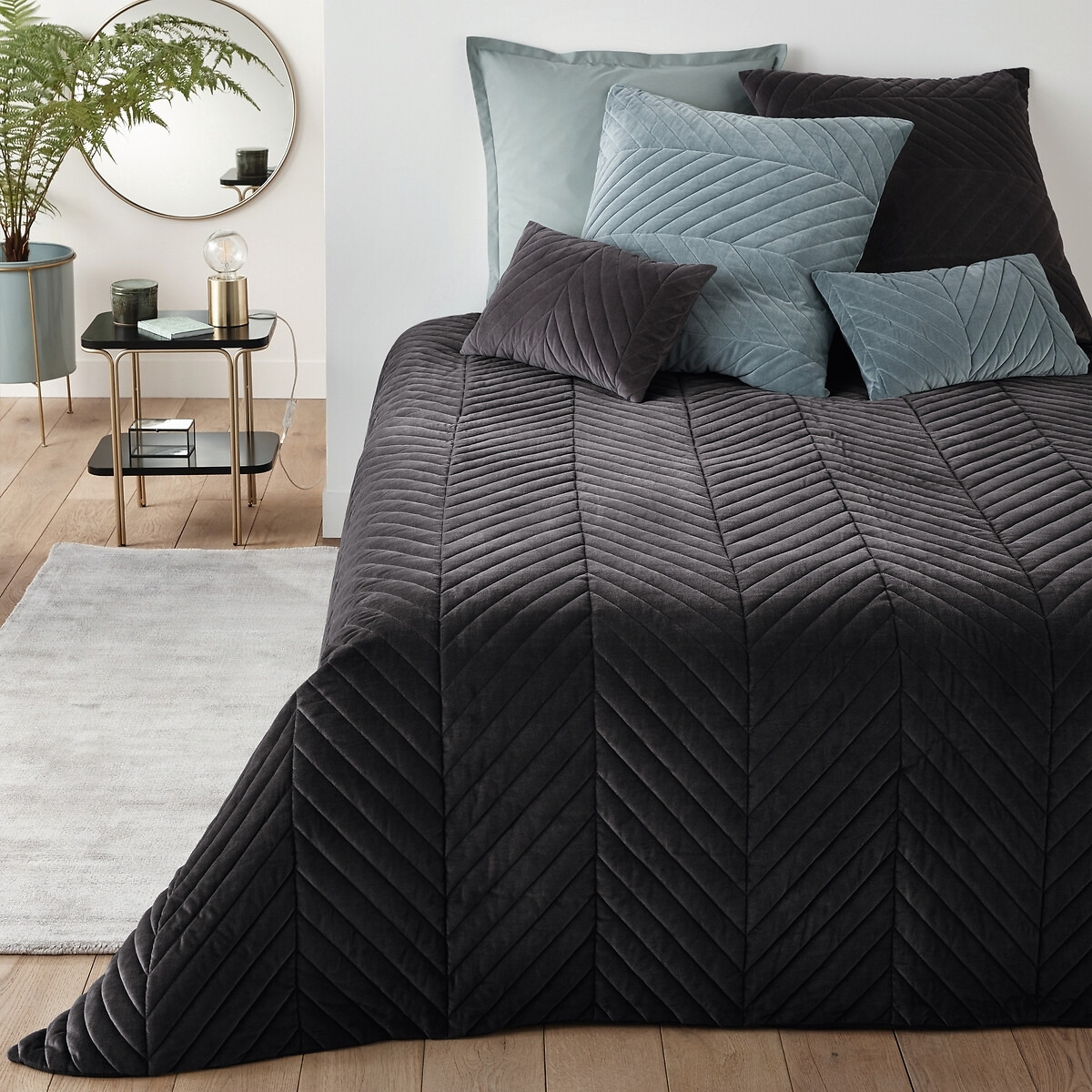 Milano Quilted 100% Cotton Bedspread - image 1