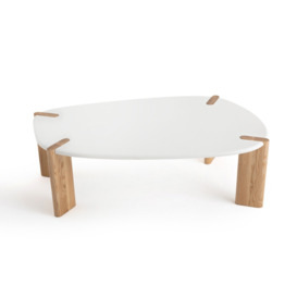 Galet Organically Shaped Beech Coffee Table - thumbnail 3