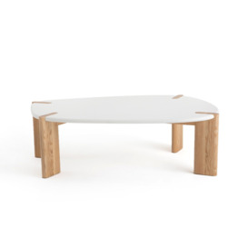 Galet Organically Shaped Beech Coffee Table - thumbnail 2