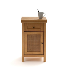 Gabin Bedside Table with 1 Drawer & 1 Cane Cupboard - thumbnail 2