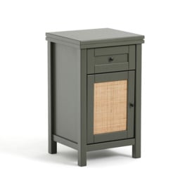 Gabin Bedside Table with 1 Drawer & 1 Cane Cupboard
