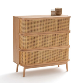 Laora Cane Chest of 3 Drawers - thumbnail 1
