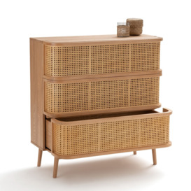 Laora Cane Chest of 3 Drawers - thumbnail 3