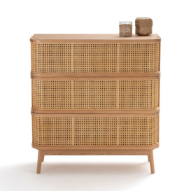 Laora Cane Chest of 3 Drawers - thumbnail 2