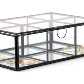 Uyova Glass & Metal Multi-Compartment Box - thumbnail 2
