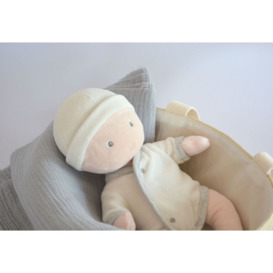 My First Baby Doll with Moses Basket - 28cm - thumbnail 2
