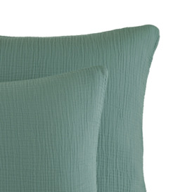 Yafa 100% Organic Cotton Muslin 200 Thread Count Pillowcase - thumbnail 2